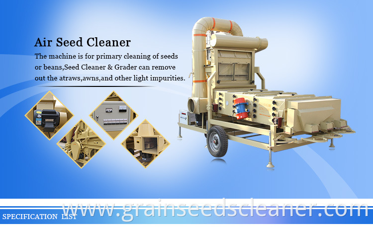 Seed Cleaner&Grade with Wheat Huller